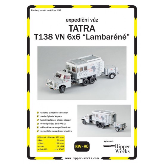 Tatra T138 VN 6x6 - Lambaréné