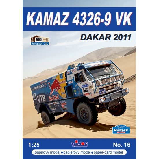 Kamaz 4326-9 VK Dakar 2011 - skala 1/25