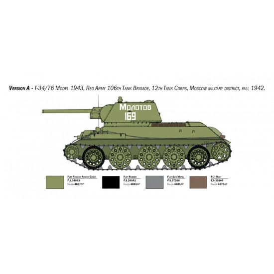 T-34/76 Model 1943 Early Version Premium Edition