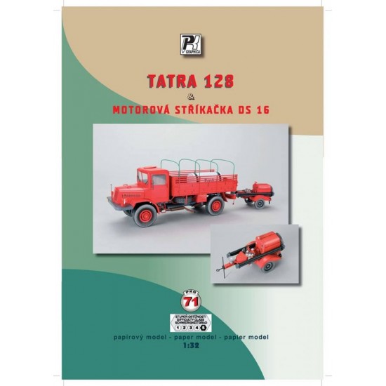Tatra 128 + motopompa DS-16