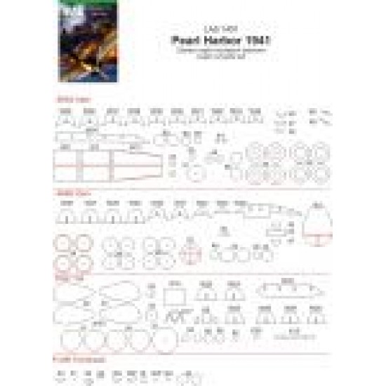Mikrolotnictwo - 04 - Pearl Harbor - laserowo wycięte elementy