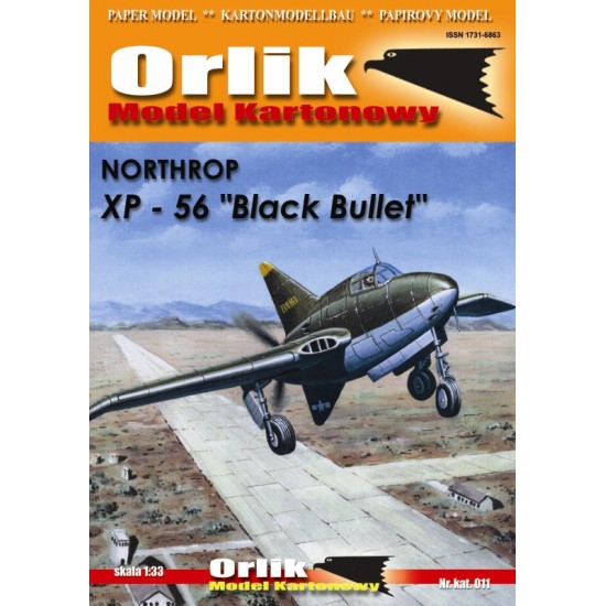 011.  Northrop XP-56 Black Bullet